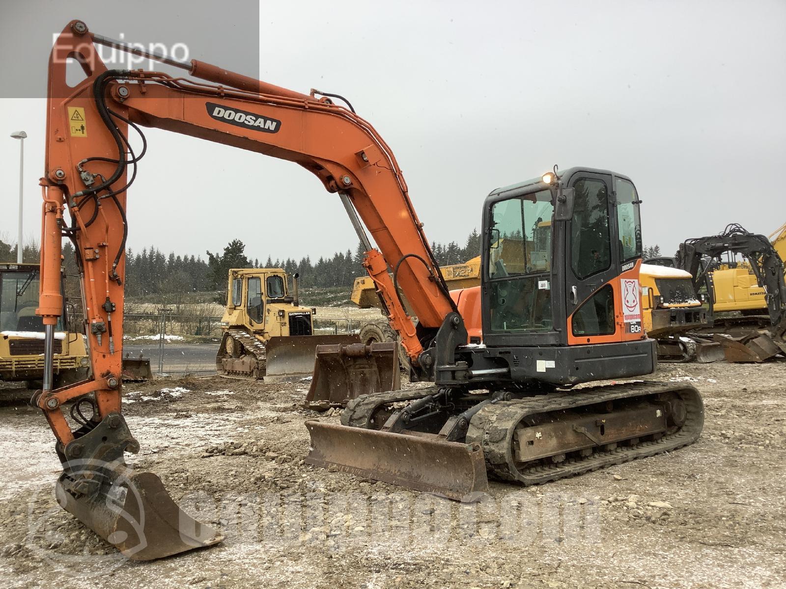 doosan dx80r 履带式挖掘机 二手 de / qrgp-6850-be