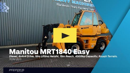 Manitou MRT1840 EASY Diesel, 4x4x4 Drive, 18m Lifting Heig