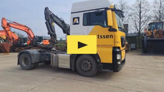 MAN TGX 18.460 + 2013 STAS 3 axle tipper trailer