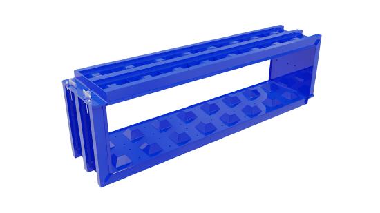 Blue Molds 2400-600-600 beton block mould