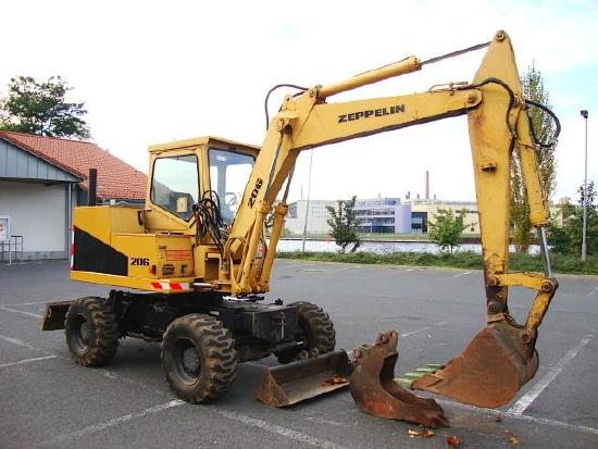 Zeppelin Z 206 M Mobilbagger excavator 5t Hammerhyd 5500h