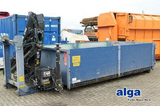 Abrollcontainer, Kran Hiab 099 BS-2 Duo