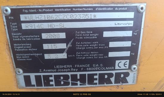 Liebherr R914C