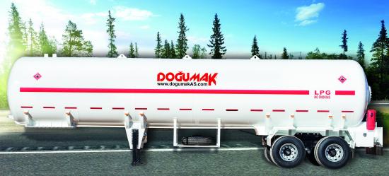 DOĞUMAK 45-60 M3 LPG SEMI TRAILER TRANSPORT TANKER TANDEM