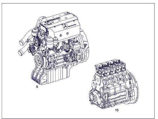 Motor Completo Mercedes-Benz ATEGO 1017,1017 L