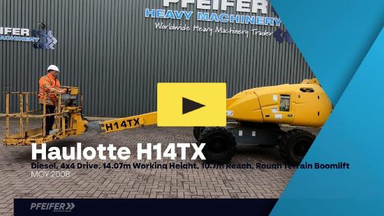 Haulotte H14TX Diesel, 4x4 Drive, 14.07m Working Height, 10