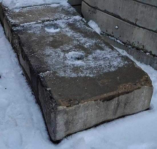 DIVERS Betonplatten/Betonballast