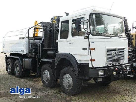 MAN 34.440 8x8, Allrad, Kran, 2x Seilwinde, 2x AHK