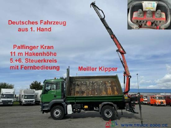 MAN TGS 18.320 Meiller Kipper-Palfinger Kran-1. Hand