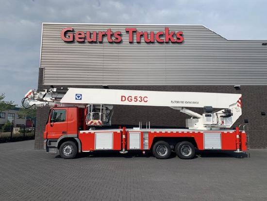 Mercedes Benz Actros 3332 6X4 XCMG DG53C FIRE FIGTHING PLATFORM