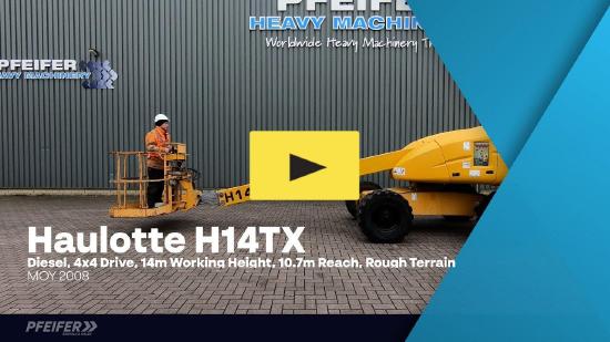 Haulotte H14TX Diesel, 4x4 Drive, 14,07m Working Height, 10