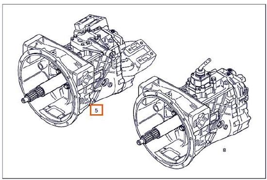 Caja Cambios Manual Mercedes-Benz ATEGO 815 K