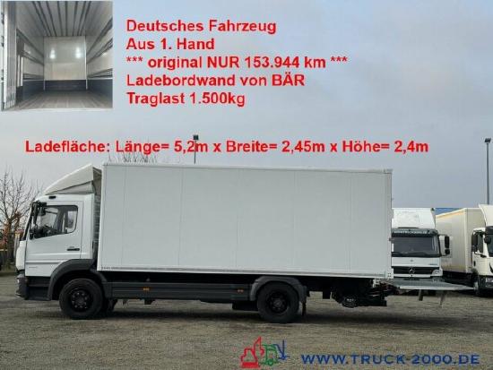 Atego 1524 Koffer LBW BÄR 1.500 kg Kamera Klima