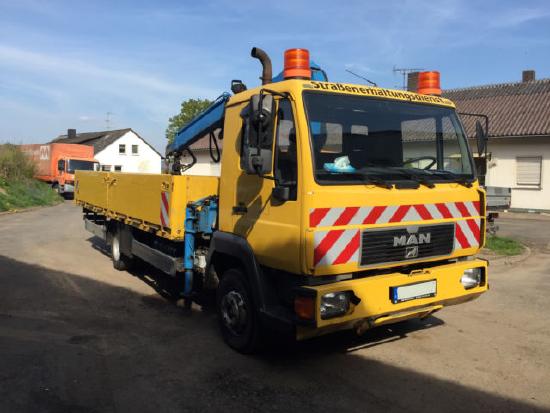 MAN L 2000 **Palfingerkran PK 7501**