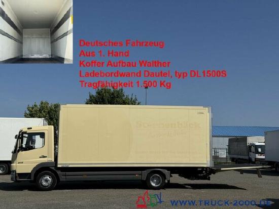 Atego 818 Koffer Ladebordwand Dautel 1.500 Kg