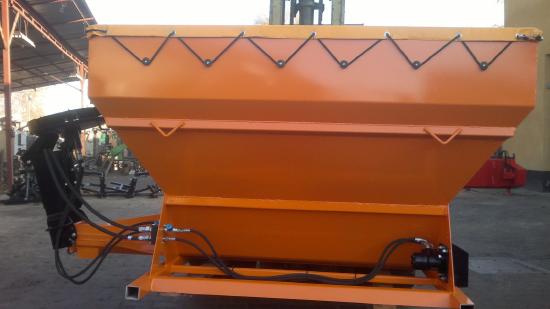 CMC Silostreuer Salzstreuer Tellerstreuer Multicar Winterdienst 2,0m3 RAL