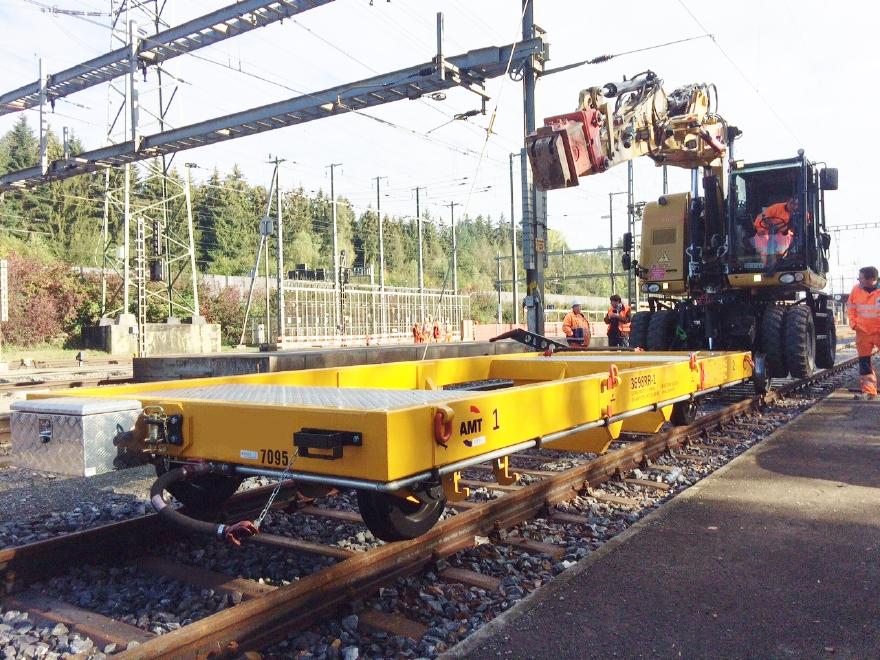 3688RR Gleisbau Anhänger 20T
