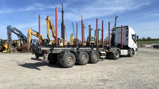 Doll H3L-14XL Tri/A Log Trailer / Ausziehbar