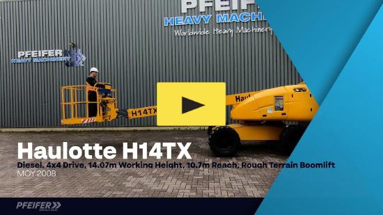 Haulotte H14TX Diesel, 4x4 Drive, 14m Working Height, 10.7m