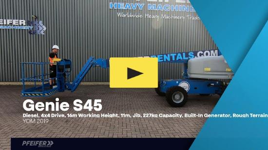 Genie S45 Valid inspection, *Guarantee! Diesel, 4x4 Driv