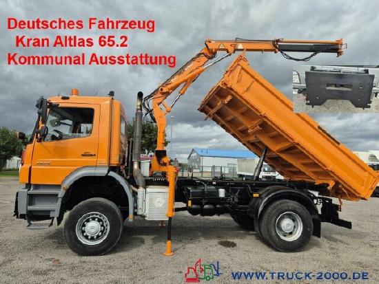 Axor 1829 4x4 Atlas65.2 Kran Kommunal Austattung