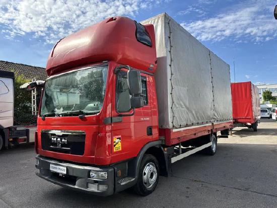 MAN TGL 8.180 FBL Plane langes Haus Topsleeper Klima