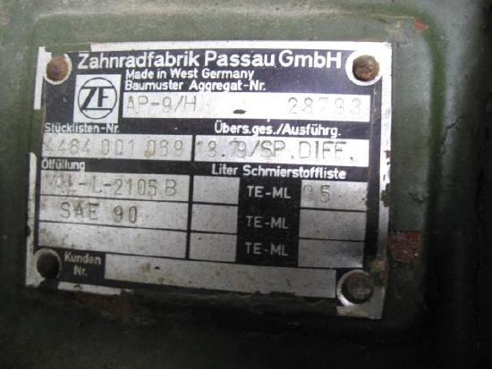 ZF Typ AP-9/H neu