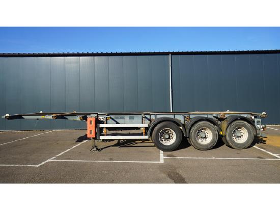 Groenewegen 3 AXLE CONTAINER TRANSPORT TRAILER