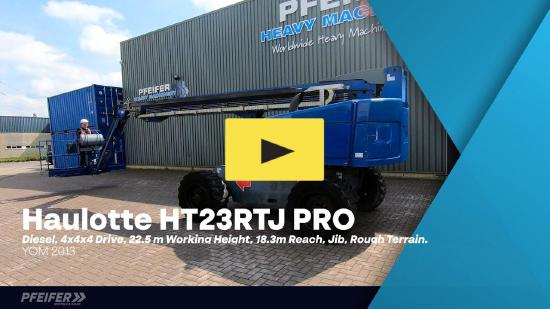 Haulotte HT23RTJ PRO Diesel, 4x4x4 Drive, 22.5 m Working He