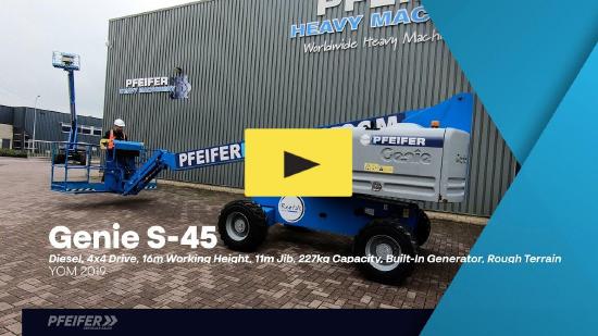 Genie S45 Valid inspection, *Guarantee! Diesel, 4x4 Driv