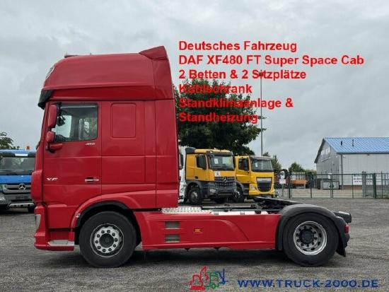 DAF XF 480 FT Super Space Cab 2 Betten + Kühlschrank