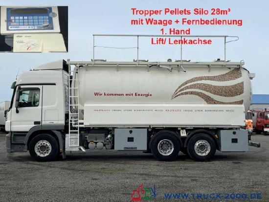 Actros 2544 Silo Holz Pellets 28m³ inkl. Waage