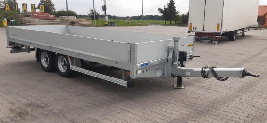 Humbaur HBT 10 62 24 BE low loader trailer, galvanized frame