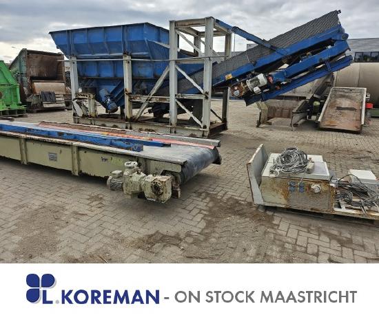 Kleemann opgavebunker met trilgoot (a)