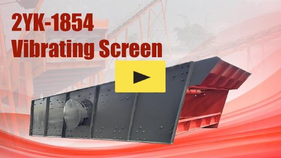 KINGLINK Inclined Vibrating Screen 3YK-1860 | Aggregates Screener 6'x20'