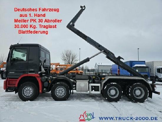 Actros 3244 8x4 Meiller 30t.7m Container Blatt