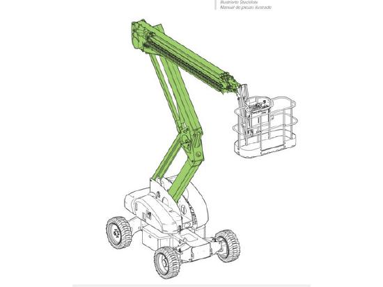 Niftylift HR21DE scissor package parts whole boom