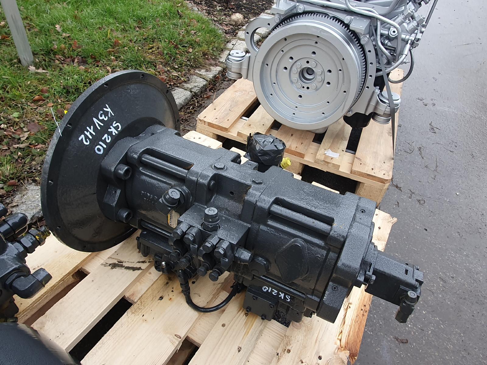 Kawasaki K3V112 aus Hydraulic pump / engine buy used in Bavaria