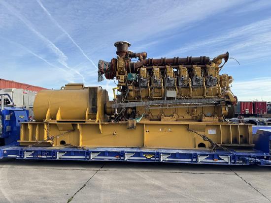 Caterpillar G3612 GAS GENERATOR 3256KVA 1YG-1303523 USED