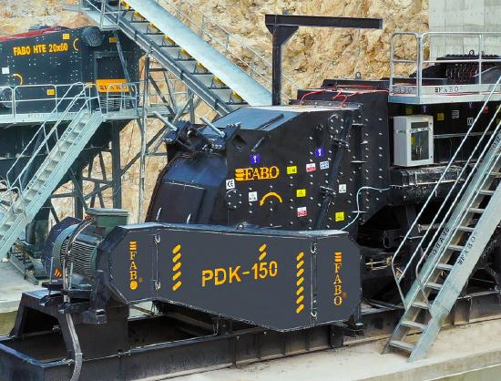 FABO PDK-150 SERIES PRIMARY IMPACT CRUSHER | AVAILABLE IN STOCK
