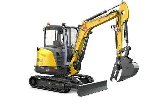 Wacker Neuson ET35 mit SWE und 2 Tieflöffeln