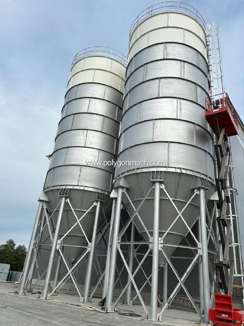 500Ton capacity cement silo