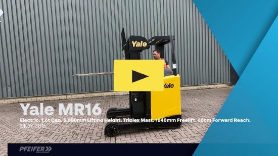 Yale MR16 Electric, 1600kg Capacity, 5.000mm Lifting H
