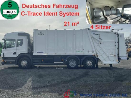 Scania P320 Haller 21m³ Schüttung C-Trace Ident.4 Sitze