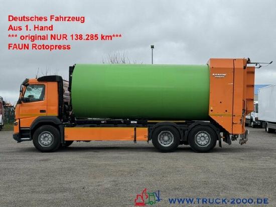 Volvo FMX 380 6x2 Faun Rotopress23m³ NUR 138 TKM Klima