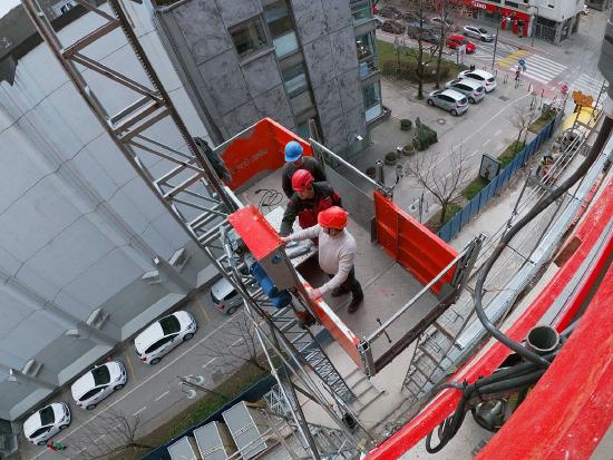 Electroelsa construction hoist