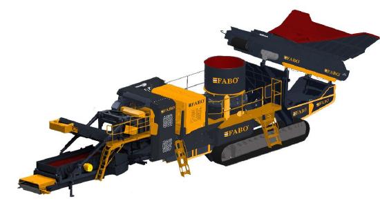 FABO FTC-200 Mobile Cone Crusher