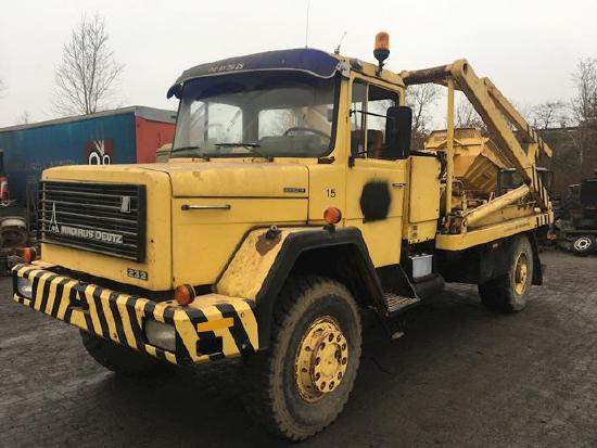 Magirus Deutz 232D16 4x4 SEILWINDE 40to.
