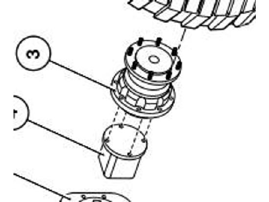 Niftylift Hr15NDE finaldrive eindaandrijving p12527