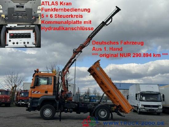 MAN 18.320 4x4 Atlas Kran 8,8m=770kg FB Winterdienst